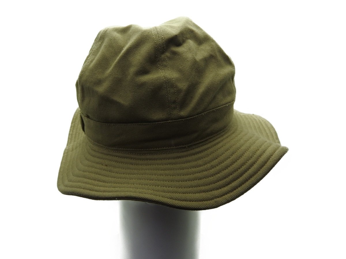 南方作戦　陸軍戦闘服上下 レプリカ改造品➕帽垂付き略帽ウール製 日本陸軍 略帽 軍帽 帽子 下士官 外側 ウール 帽垂れ付 星章